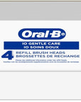 Oral-B iO Series Gentle Care Electric Toothbrush Replacement Brush Heads for an Oral-B Electric Toothbrush, 4 Count, White