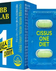 BB LAB Cissus One Diet, 300mg Cissus Extract Formula for Metabolism, Niacin, Vitamin B1, Vitamin B2, and Pantothenic Acid, Body Balancing