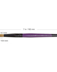 Professional purple wood kolinsky acrylic