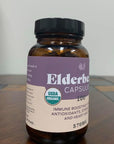Organic Elderberry Capsules - Organic, Dried, & Pure Elderberry Sambucus Natural Immune Boost Capsules - 570 mg