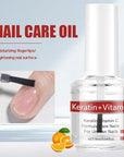Keratin + Vitamins C Nail & Cuticle Oil, Keratin Protein Nail Moisturizes And Strengthening Care, Impove Cracked Nails & Rigid Cuticles, Deep Moisture For Nails And Cuticles For Nail Growth