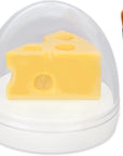 Cheese Shaped Lip Balm, Moisturizing Nourishing 0.3oz(02)