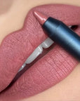 REINA REBELDE Cosita Bold Lip Pencil - Warm Nude Shade/Up to 8 Hour Finish/Water Resistant, Won't Feather or Bleed/Highly Pigmented Glides On/Moisturizing/Cruelty-Free/PVC Free Barrel