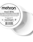 Mehron Makeup Clown White Professional Face Paint Cream Makeup | White Face Paint for Stage, Film, Cosplay, & Mime | Halloween Clown 2.25 oz (65g)