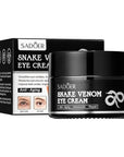 Firming eye cream, snake venom