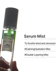 Parnell Cicamanu Serum Mist - Centella Asiatica, Hyaluronic Acid, Ceramide, LHA, Balancing Oil, Moisturizing and Soothing for Radiant Skin (1.69 Fl Oz / 50ml)