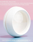 Dioche Loose Powder Container with Puff Sifter Lids,