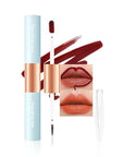 Matte Lip Stain Peel Off Lip Gloss& Lip Liner 2-in-1: One end defines lips with precision liner, the other peels off to reveal long-lasting, waterproof, smudge-proof, transfer-proof matte color.2#