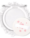 Face Oil Control Pressed Setting Powder-Clarifying Finishing Powder,Waterproof All-Day Use