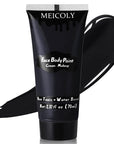 MEICOLY Black Cream Face Body Paint, 2.37Oz Large Tube Water Based Clown Black Makeup,Body Paint for Adults and Kids,Halloween SFX Skull Joker Zombie Vampire Skeleton Goth Spider Cosplay Makeup