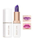 Color Changing Lipstick, 6-Colors Lip Stain Temperature Activated Vegan Formula, Magic Lipstick Long-Lasting, Nourishing, Cruelty-Free & Vegan #dark purple