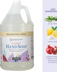 Ginger Lily Farms Botanicals All-Purpose Foaming Hand Soap Refill, Fragrance Free, 100% Vegan & Cruelty-Free, Unscented, 1 Gallon (128 Fl.Oz)