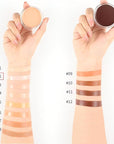 Kaely Cream Pot Concealer Full Coverage Makeup Set, Under Eye Brightener Color Correcting Concealer for Dark Circles, Waterproof Foundation Palette with Brush, Eye Ring Corrector de ojeras, 02