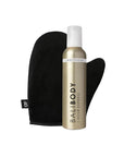 Bali Body Dark 1 Hour Express Self Tan + Mitt Bundle | Quick Drying Tanning Foam for All Skin Types, Streak-Free Customizable Tanner + Reusable Stain-Free Tan Applicator | Vegan, Cruelty-Free, AU Made