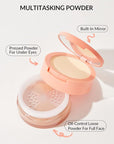 SHEGLAM Insta-Ready Face Powder Loose Under Eye Setting Toasted Almond