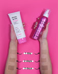 b.tan Dark Gradual Self Tanning Lotion | Plump Up the Bronze Everyday Glow Lotion - Develop a Bronzed Glow, Sunless Tanner Infused With Hyaluronic Acid, No Fake Tan Smell 8 Fl Oz