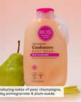 eos Shea Better Cashmere Body Wash, Pink Champagne, Moisturizing and Nourishing, pH Balanced Creamy Gel Formula, Paraben & Phthalate Free, Sensitive Skin,16 fl oz