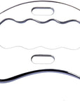 Stainless Steel Gua Sha Scraping Massage Tool-Muscle Scraper - Soft Tissue Mobilization,Physical Therapy for Back, Legs, Arms (Large)