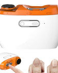 Electric Automatic Nail Clipper Trimmer,2025 New 2 in 1 Rechargeable Fingernail File Grinder Cutte for Trimming Polishing Nails,Multifunctional Manicure Polisher with LED for Baby Adults Senior (1Pcs)
