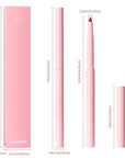 evpct Ruby Red Matte Creamy Retractable Lip Liner Pencils for Shaping & Sculpting Lips, Lip Pencils for Women Long Lasting Waterproof Rich Lip Colors Liner Crayon Lipstick delineador de labios 07