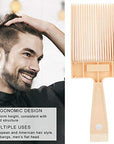Professional Flattopper Hair Styling and Cutting Tool - Portable Wide Flat-Top Comb With Accurate Water Levelling System