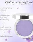 Lavender Matte Setting Powder, Oil Control Smooths Facial (Purple, 0.) 38oz