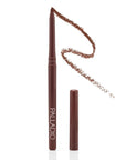 Palladio Retractable Waterproof Lip Liner High Pigmented and Creamy Color Slim Twist Up Smudge Proof Formula with Long Lasting All Day Wear No Sharpener Required, Coffee