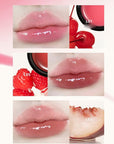 1 PC Macaron Canned Lip Essence High Glossy Lip Jelly, Mirror Effect Lip Glaze Mirror Effect Lip Balm, Moisturizing & Plump Lip Gloss (L04, 6g)