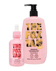 The Fox Tan Sunkissed Duo Bundle, Self-Tanning Face Serum & Body Lotion For Natural Streak-Free Tans, Vegan & Cruelty Free, 100mL + 300mL (2 Products)