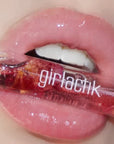 Girlactik Rose Oil Tinte Petal Gloss, 0.17 OZ (LaRose)
