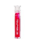 Tower 28 ShineOn Lip Jelly, XOXO, Non-Sticky, Hydrating Vegan Lip Gloss in Sheer Pink, Moisturizing Apricot and Raspberry Seed Oil, Clean, Cruelty Free