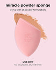 Real Techniques 6 Pack Assorted Makeup Blending Sponges, 3 Miracle Makeup Sponges, For Blending, Baking, And Setting, Use With Foundation & Powder, Dewy or Matte Finish, Cruelty-Free