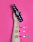 b.tan Dark Self Tanner Kit | Get The Darkest Tan Possible Bundle - Best Dark Self Tanning Mousse w Mitt Applicator, 1 Hour Sunless Tanner, Fast Bronzing Glow, No Fake Tan Smell, Vegan, 6.7 Fl Oz