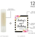 Andaz Press Personalized Milestone Birthday Party Black
