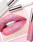 Girlactik Lip Pearls Glosser - Lustrous (Clear/Iridescent Rainbow Sparkle) - 7 g / .24 oz