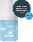 Amazon Basics Hydrating Hyaluronic Acid Serum, 1 Fluid Ounce, 1-Pack