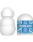 Fresh Kidz Roll On Deodorant for Kids and Teens - Baking Soda and Aluminum-free 24 Hour Protection for Sensitive Skin - Boys "Blue" 1.86 fl.oz.