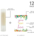 Andaz Press Personalized Lip Balm Party Garden