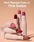 wet n wild Mega Last Rich Satin Lip Color, Rich Creamy Color with Satin Finish, Infused with Vitamin E & Moisturizing Argan Oil, Lightweight, Silky-Smooth, Vegan & Cruelty-Free - Brandy Kiss