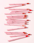 Matte Lip Liner Pencil Set,12 Colors Natural Nude to Dark Waterproof Long Lasting No Fade Soft Pencils Lipstick Makeup Gift Set for Daily Travel Party Work (A)