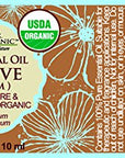 US Organic 100% Pure Clove Stem Essential Oil - USDA Certified Organic, Steam Distilled (10 ml)
