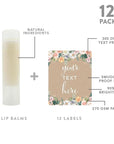 Andaz Press Personalized Lip Balm Party Garden