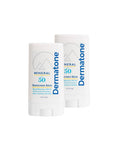Dermatone Mineral Sunscreen | SPF 50 | No Touch Stick | Zinc Formula | Reef Safe | Moisturizing | Water Resistant (80 minutes), 0.5 oz (2-Count)