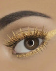 Maydear Gold Waterproof Colored Mascara - Long Lasting, Smudgeproof, Fast Dry, Lengthening Eye Makeup for Women - Party & Stage Use
