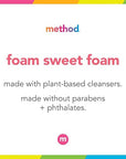 Method Foaming Hand Soap, Green Tea + Aloe, 10 Ounce (Pack of 3)