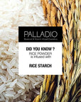 Palladio Rice Powder, Warm Beige, Loose Setting Powder, Absorbs Oil, Leaves Face Looking and Feeling Smooth, Helps Makeup Last Longer For a Flawless, Fresh Look
