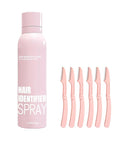 2025 NEW Hair Identifier Spray for Face Shaving, Dermaplaning Tool,Skin Dermaplaning Spray for Women With 6 Face Razors