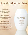 Kopari Bright as Day Sheer Mineral Sunscreen SPF 50, 100% Mineral Facial Sunscreen with Vitamin C & Niacinamide, Sheer Finish, All Skin Tones, 1.7 oz