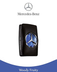 Mercedes-Benz Man - Elegant Fragrance With Sensual, Floral, Woody Notes - Mesmerize The Senses With Original Luxury Men’s Eau De Toilette Spray - Endless Day Through Night Scent Payoff - 1.7 OZ
