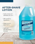 Clubman Lustray Blue Spice After Shave Lotion – Refreshing & Cooling Aftershave for Men, Soothing Barber Formula, 1 Gallon, 3.8L